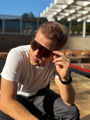 ÓCULOS DE SOL SKYVIEW POLARIZED PRO – Preto com Vermelho