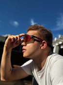 ÓCULOS DE SOL SKYVIEW POLARIZED PRO – Preto com Vermelho